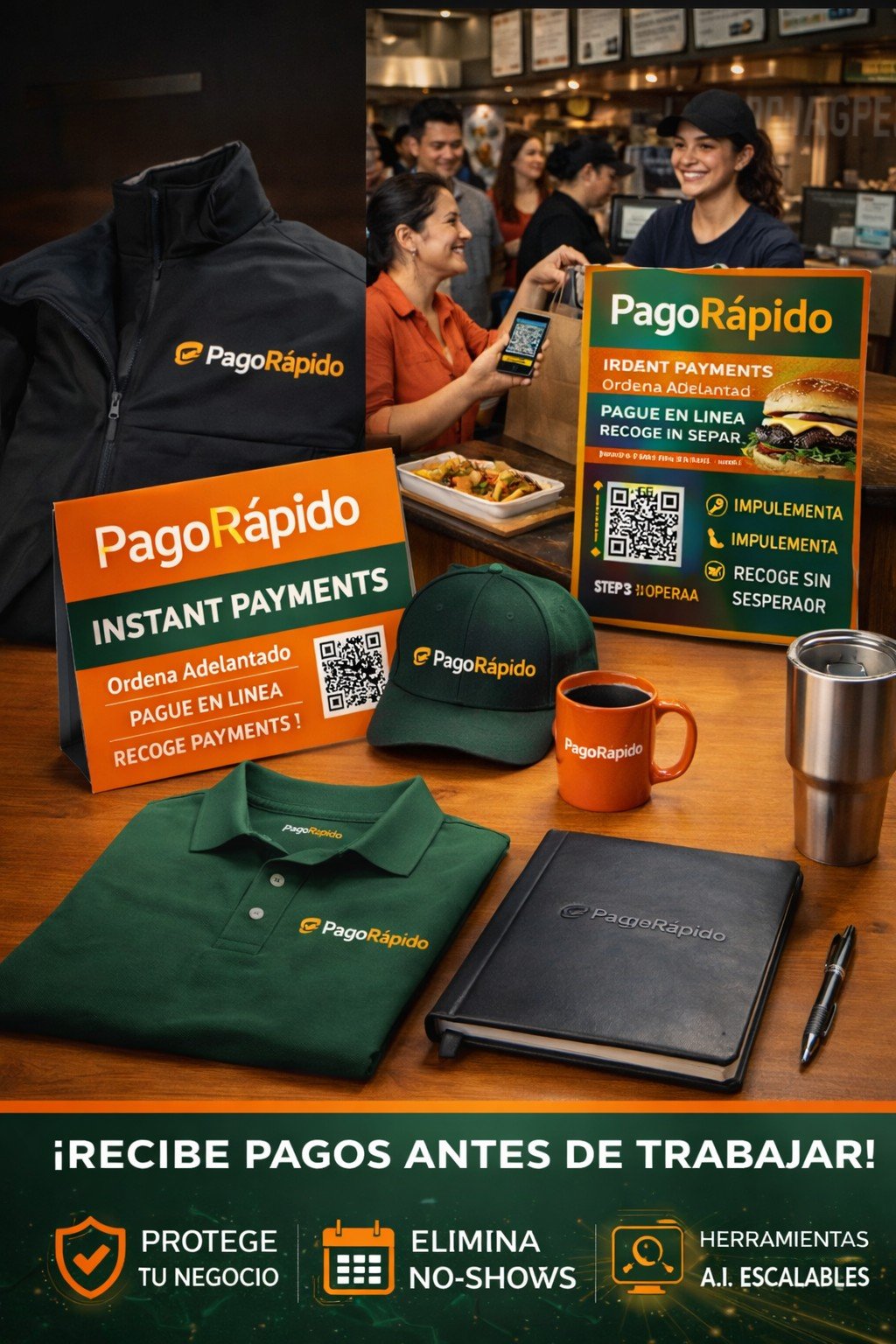 Kit visual de marca PagoRápido